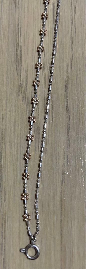 アンクレット　2連　アクセサリー　Ｋ10WG かわいい