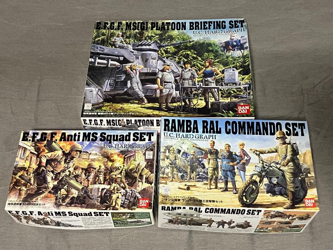 S*N様 ガンダム U.C.ハードグラフシリーズ 3点セット ランバ・ラル独立遊
