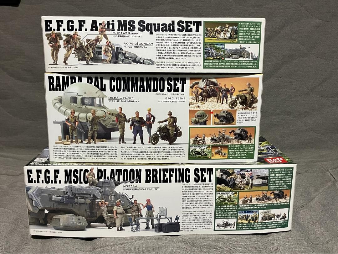 S*N様 ガンダム U.C.ハードグラフシリーズ 3点セット ランバ・ラル独立遊