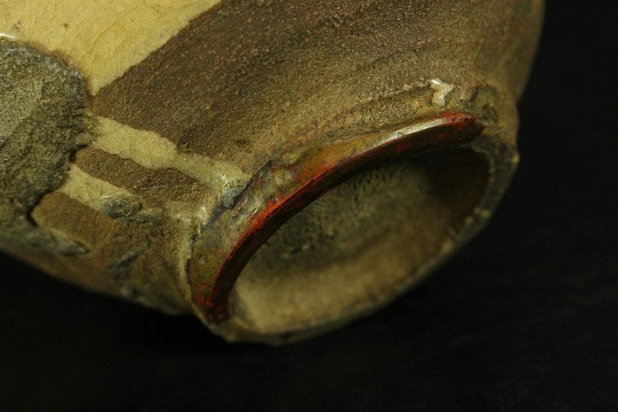 茶道具 古唐津 沓茶碗 時代箱(K-A220)