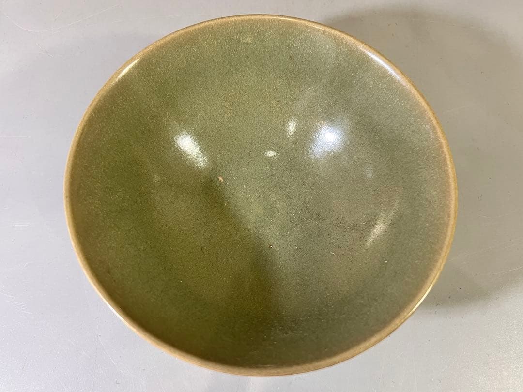 DT644 古い 中国 唐物 青磁 碗 茶道具