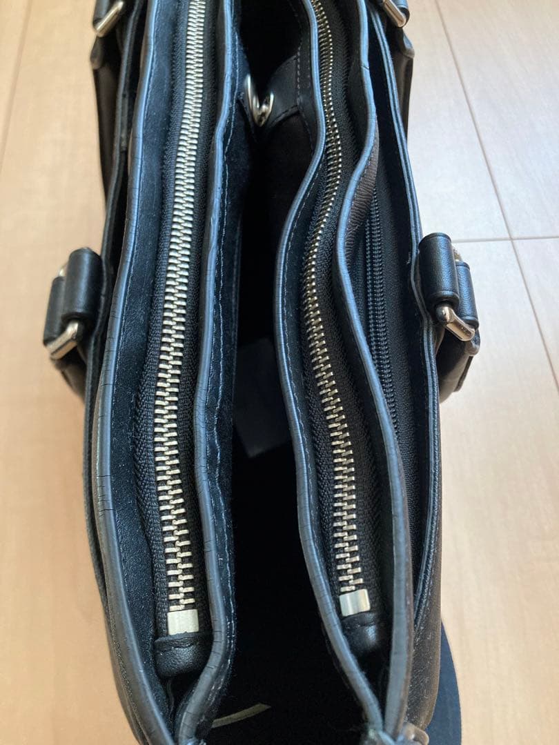 t*a様 COACH コーチ　ビジネスバッグ ブラック レザー