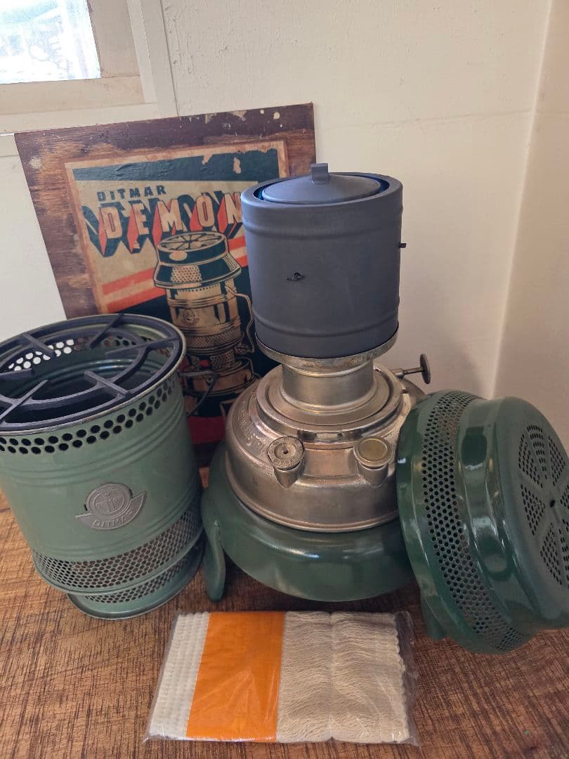 J*e様 超希少美品ビンテージストーブ 　デイトマー デーモンNo69　真鍮タン