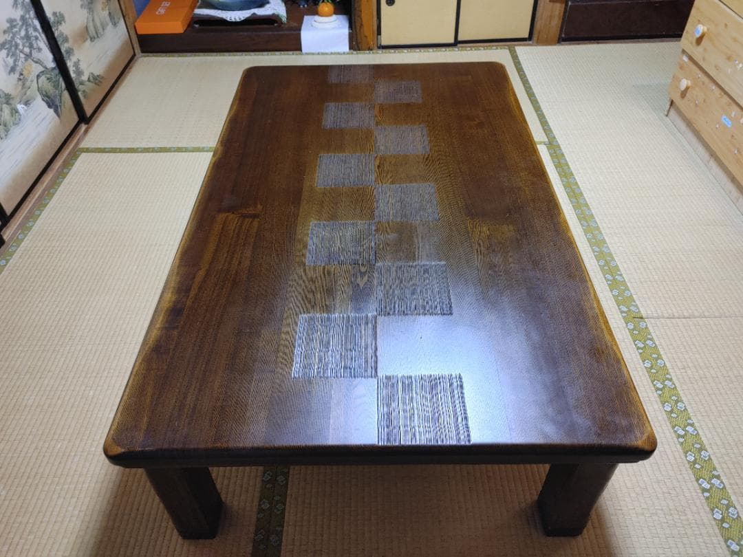 動作確認済　那智　家具調こたつ　A-670HT　コード有り　高級コタツ　アサヒ