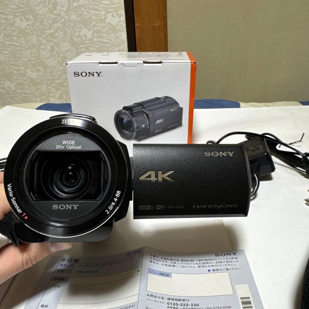 4K ビデオカメラ SONY AX-45A