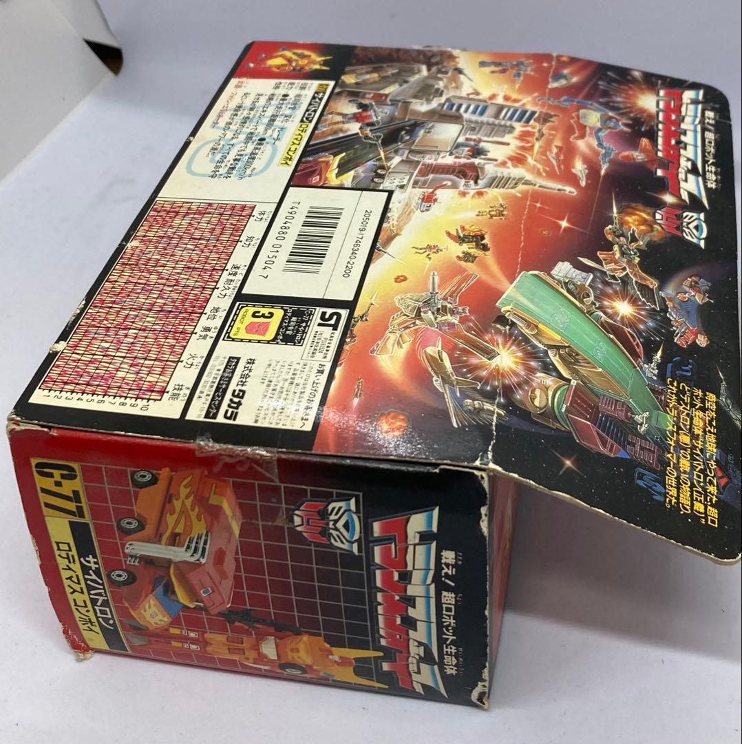 未開封 当時物 タカラ トランスフォーマー C-77 ロディマスコンボイ