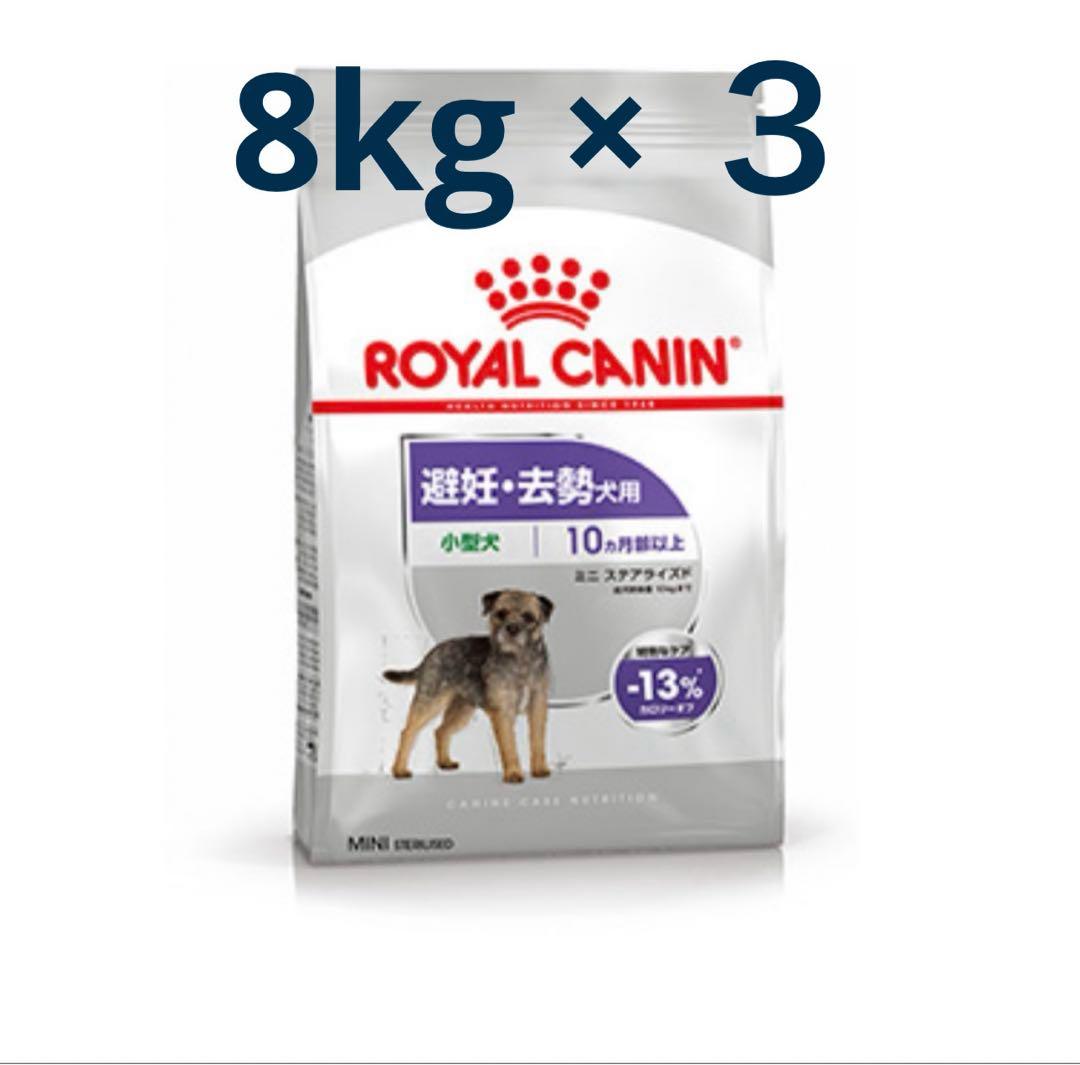 ロイヤルカナン　 CANIN ミニステアライズド8kg×3