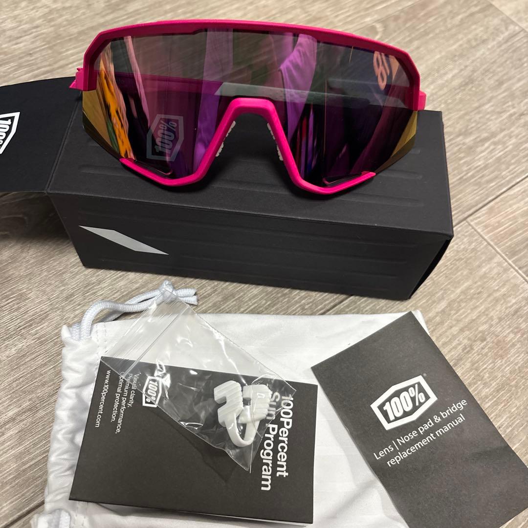 新品100%(ワンハンド)サングラス