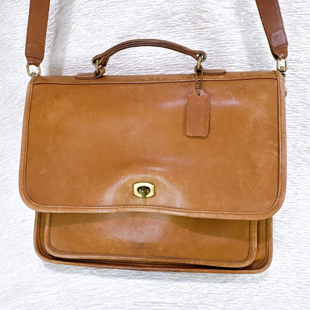 ✨USA製✨オールドコーチ 2wayビジネスバッグターンロックA4可斜めがけ✧