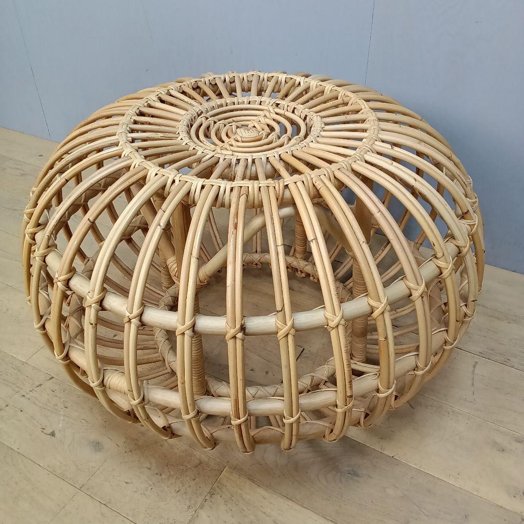 Sika Design L Franco Albini ラタンオットマン L ②