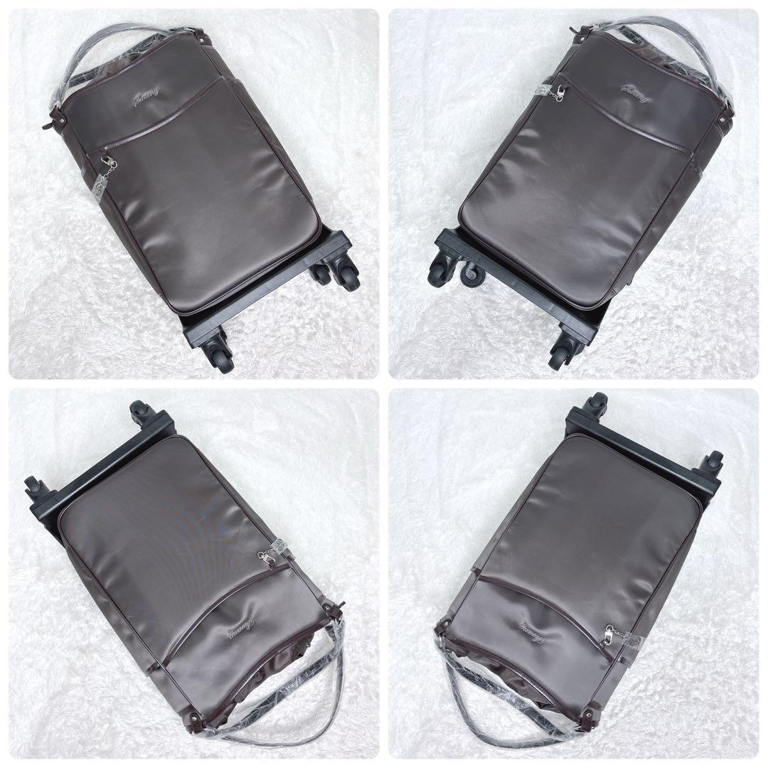 SWANY スワニー キャリーカート 2way レインカバー付　ブラウン