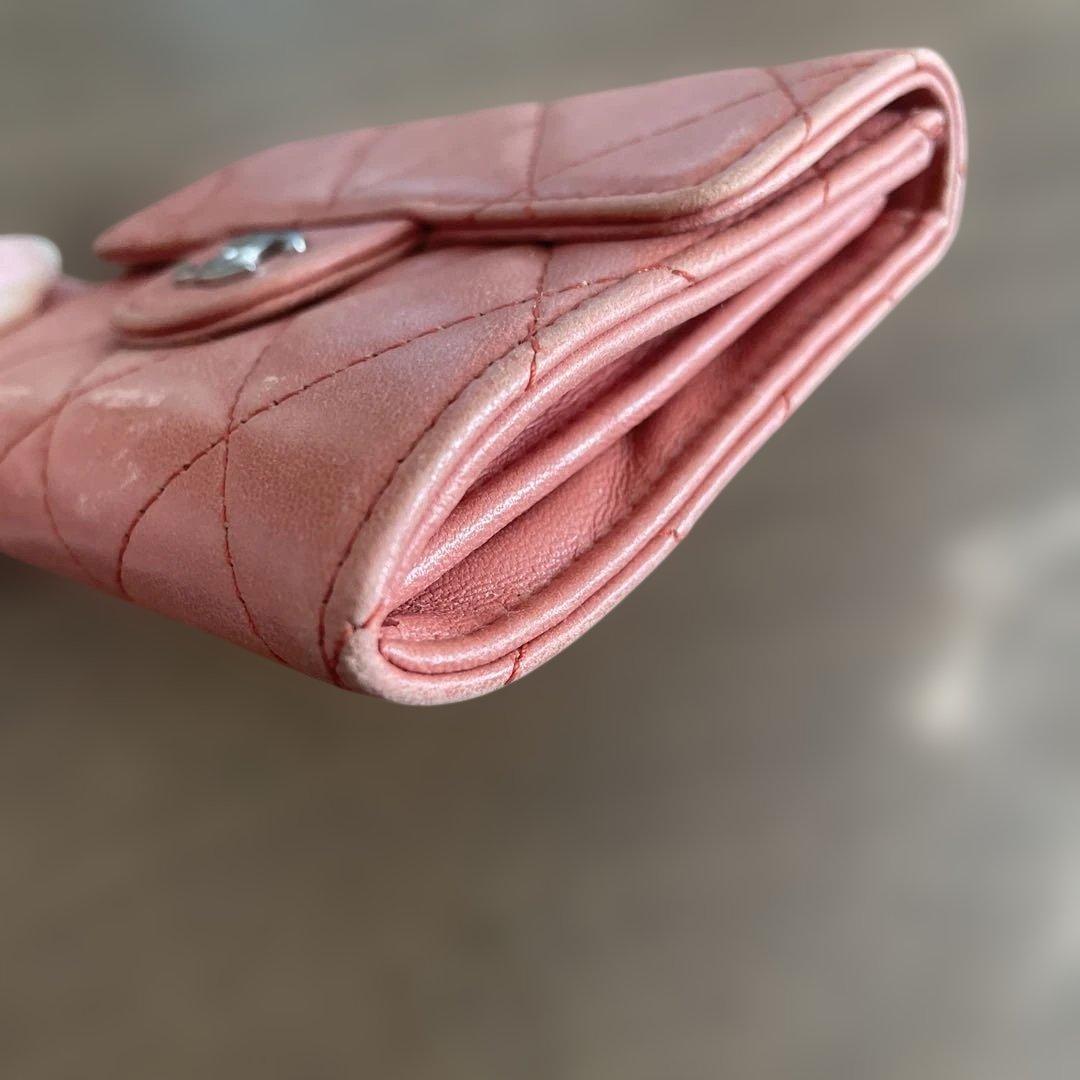 CHANEL 財布 ピンク