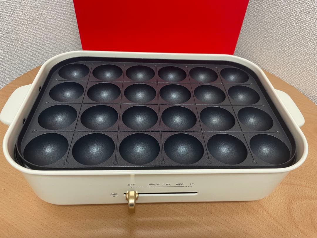 BRUNO　コンパクトホットプレート　3種プレート　セラミックコート鍋付