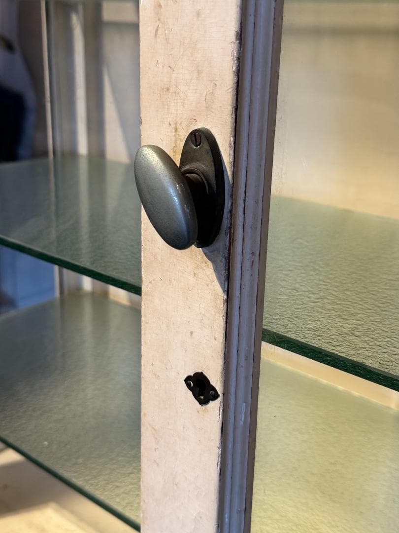 ケビント ドクターキャビネット ガラスショーケース アンティーク 医療棚 レトロ