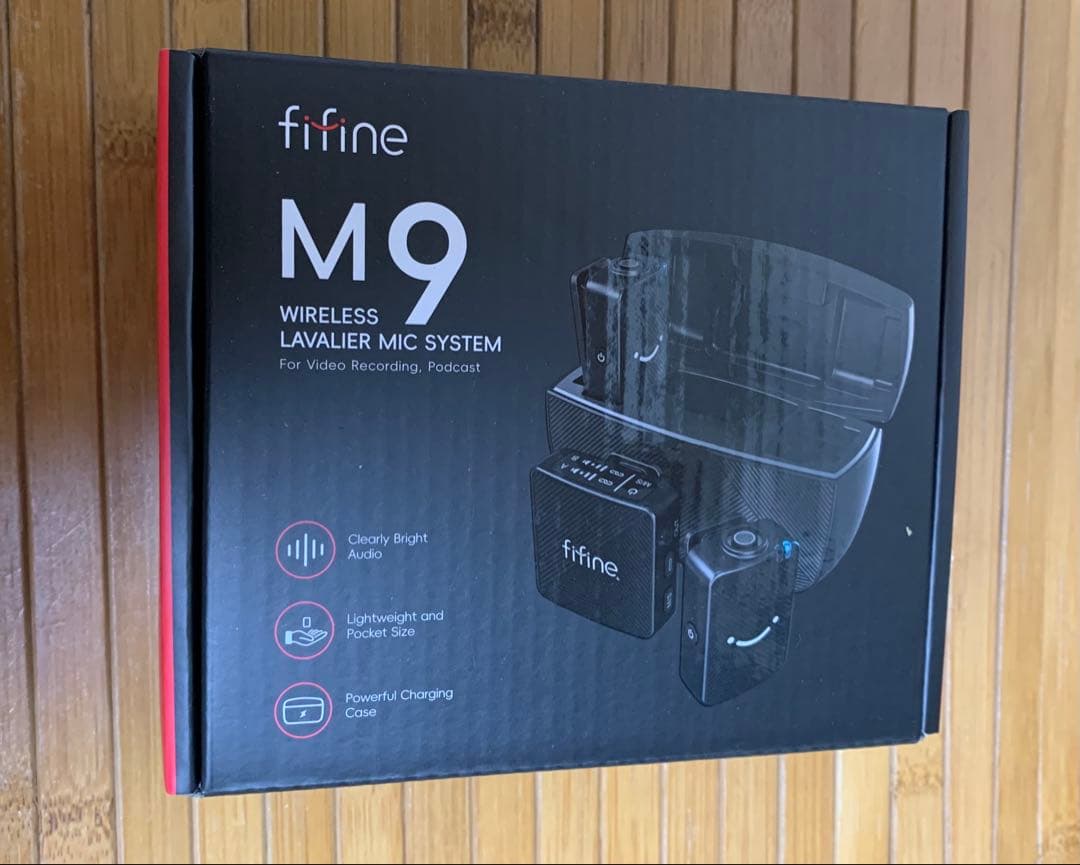 FIFINE ワイヤレスマイク ピンマイク