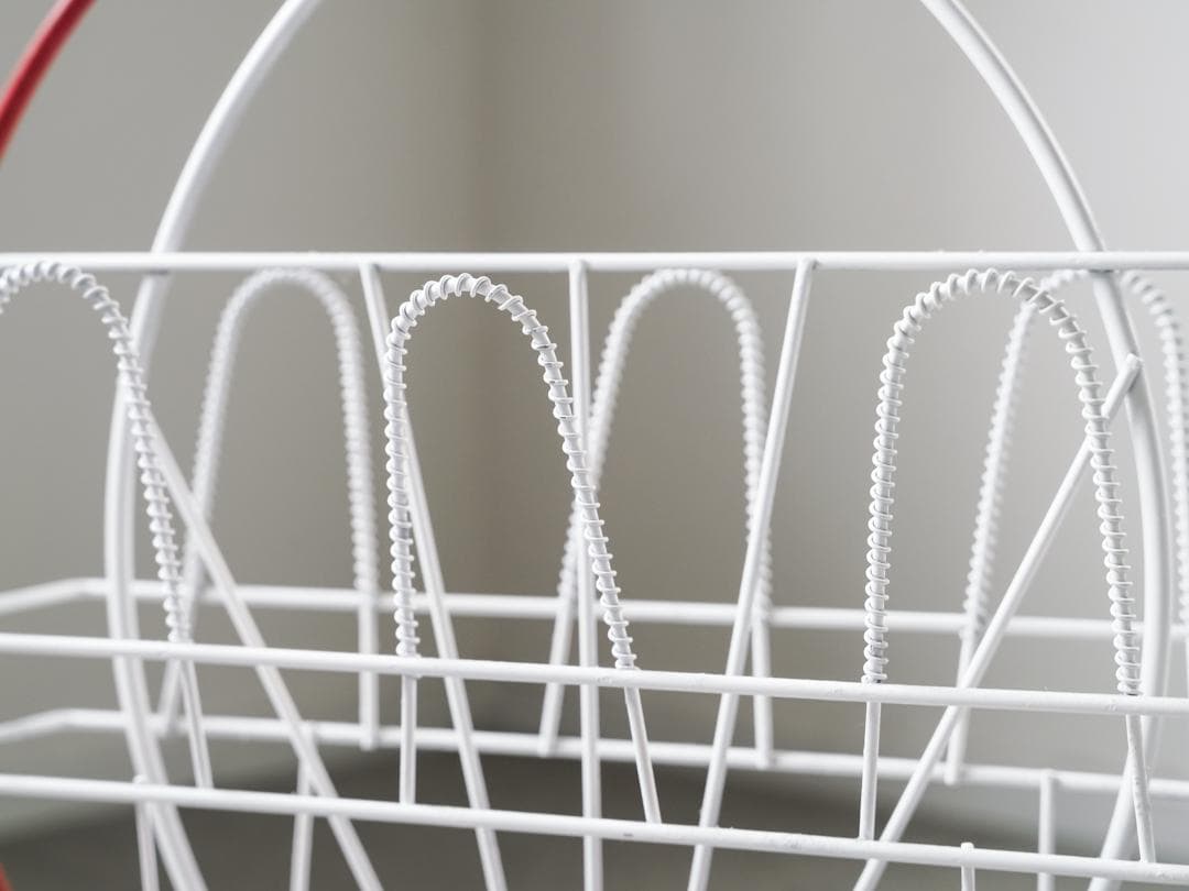 vintage アイアン 回転マガジンラック スペースエイジ・ポストモダン