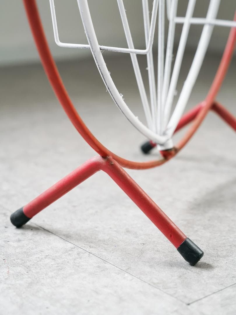 vintage アイアン 回転マガジンラック スペースエイジ・ポストモダン