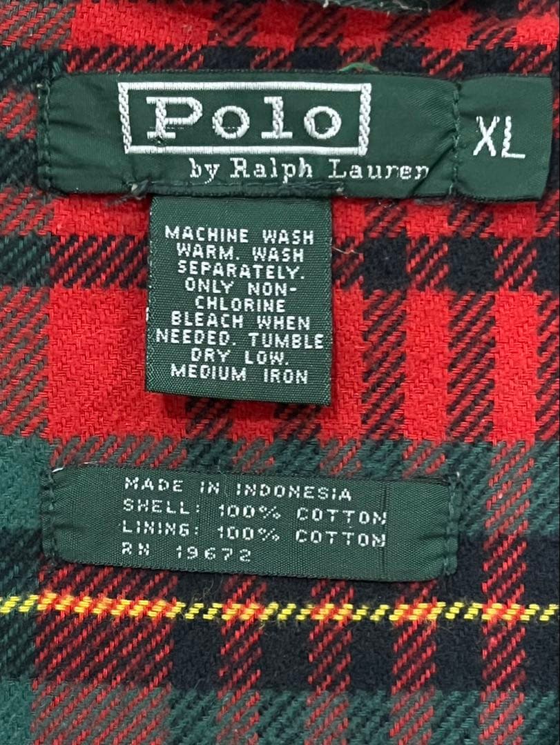 80s ポロラルフローレン スウィングトップ 襟コーデュロイ