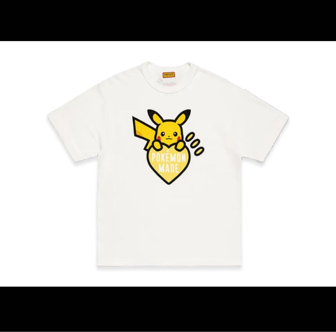 ヒューマンメイド × ポケモン ピカチュウ 心斎橋 Tシャツ S