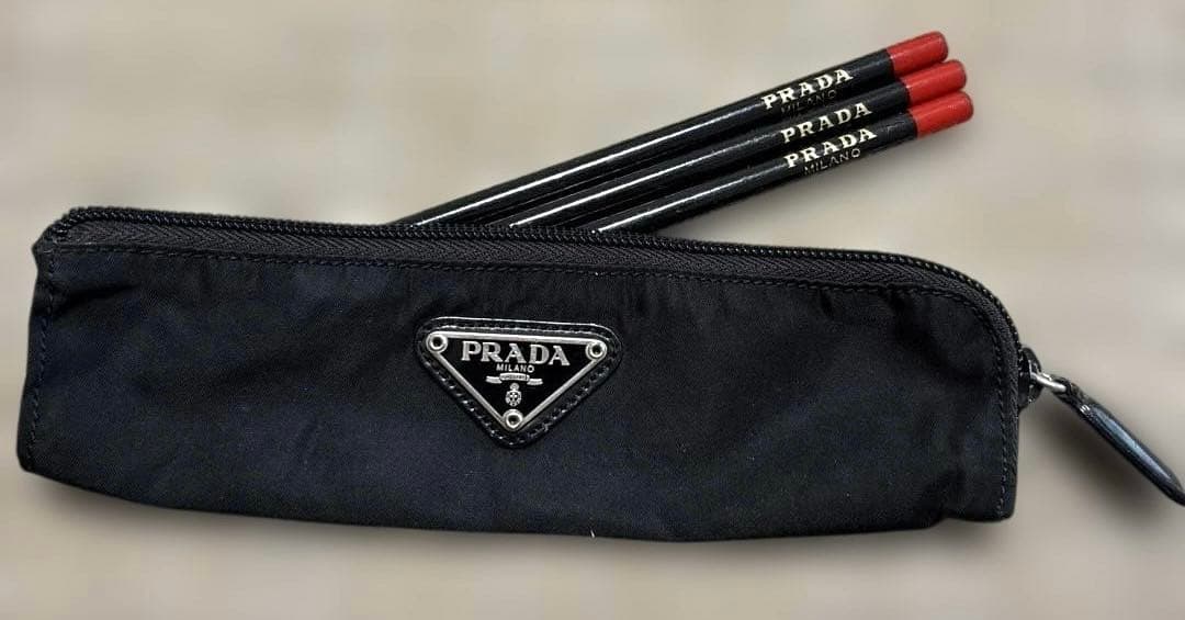 PRADA プラダ ナイロン ペンケース 鉛筆3本付