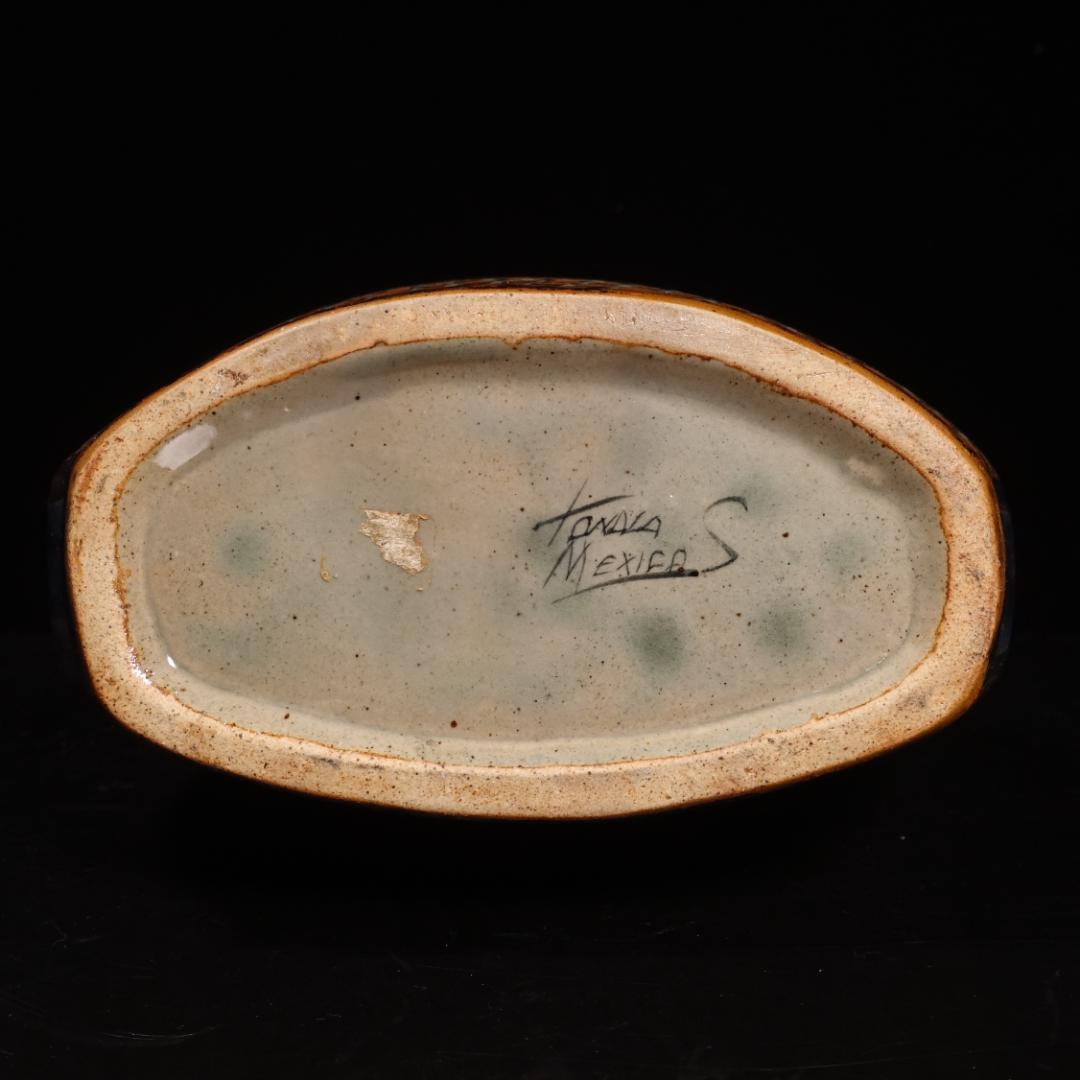 最終値下 ビンテージ トナラ焼 花瓶 メキシコ民芸 飾壷 置物