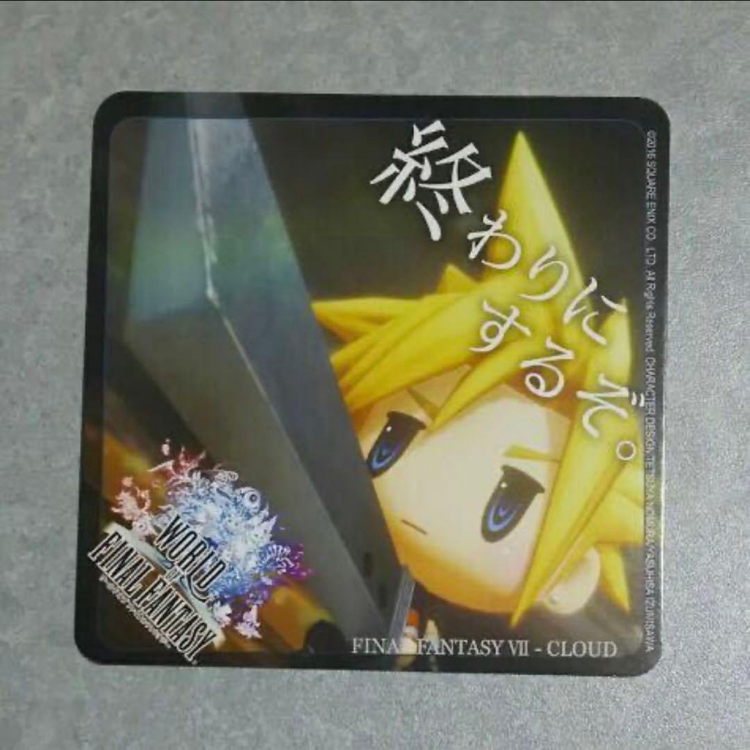 スクエニカフェ FF7R 限定 コラボ WOFF クラウド コースター