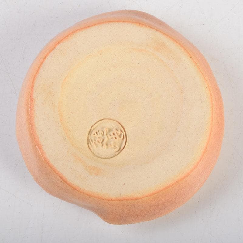 もちぽよい　萩焼　十二世　坂高麗左衛門作　酉香合　共布共箱　V　8767