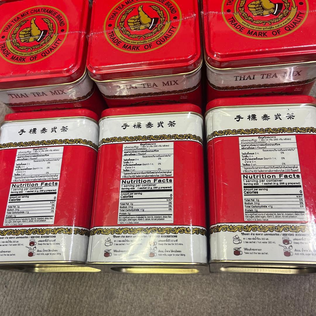 新品未開封 タイティー ×９缶 THAI TEA MIX ChaTraMue