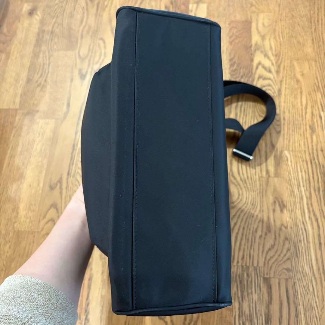 アニエスベー ハンドバッグ ナイロン ブラック