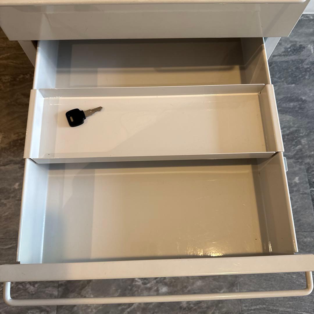 無印良品 スチールキャビネット ライトグレー