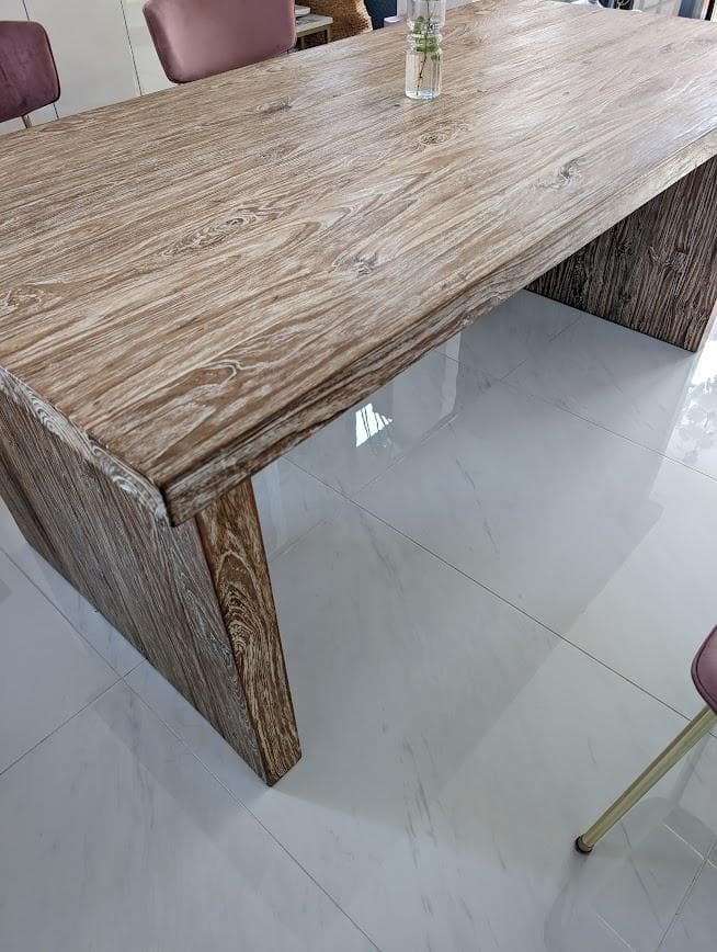 【フルーチェさま専用】KAJA オールドチーク ダイニングテーブル(W180)