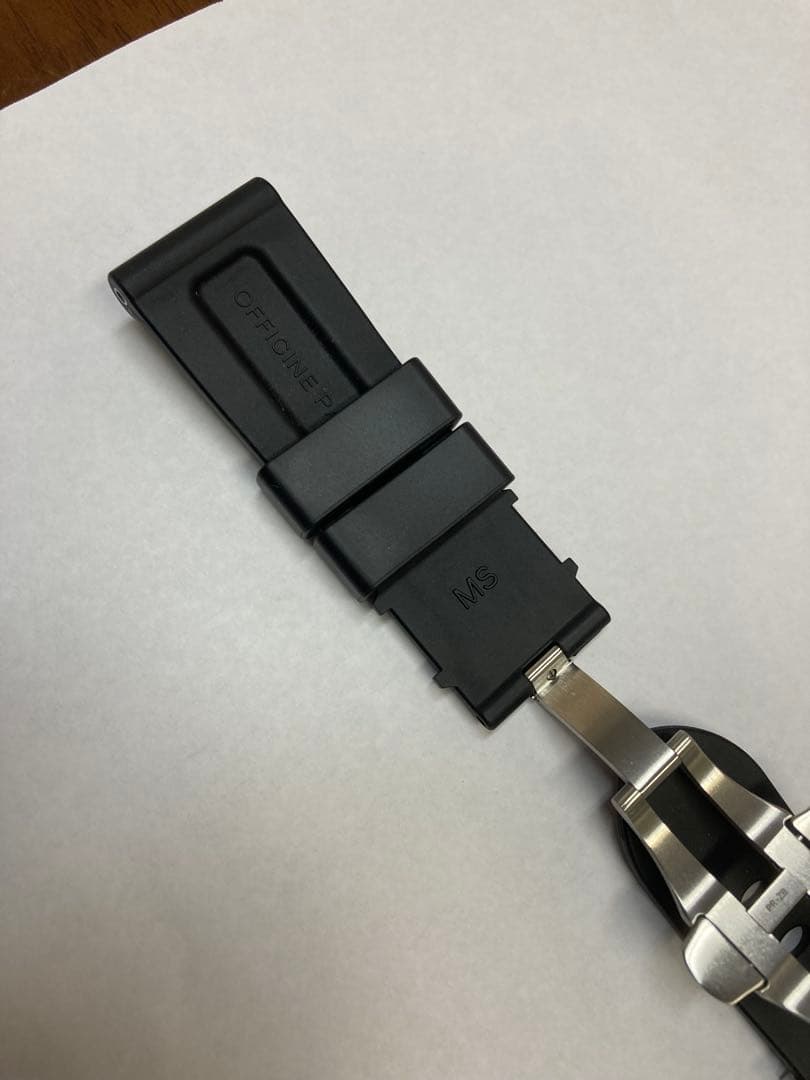 スピーク　パネライ ラバーベルト Dバックル 純正 PANERAI