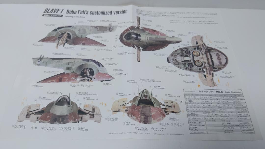 ファインモールド スターウォーズ スレーブI 2機セット ボバ・フェット 新品