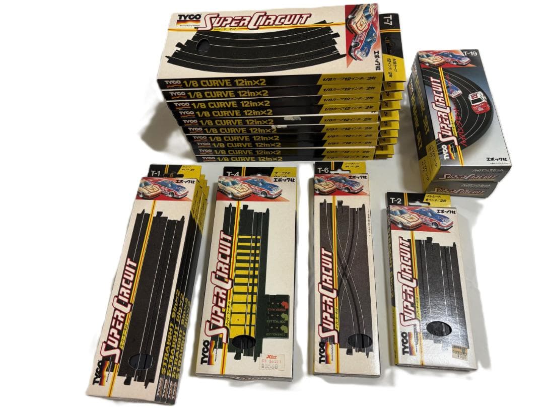 エポック社 TYCO SUPER CIRCUIT S-500 追加パーツ付き