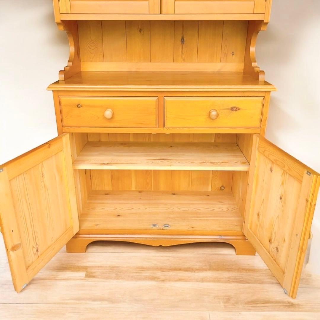 ペニーワイズ　パイン無垢材　カップボード キッチンボード　英国家具