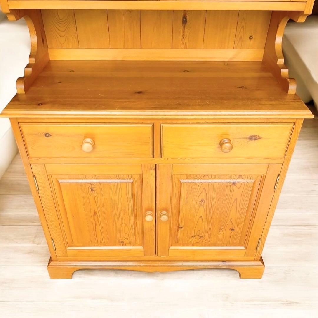 ペニーワイズ　パイン無垢材　カップボード キッチンボード　英国家具