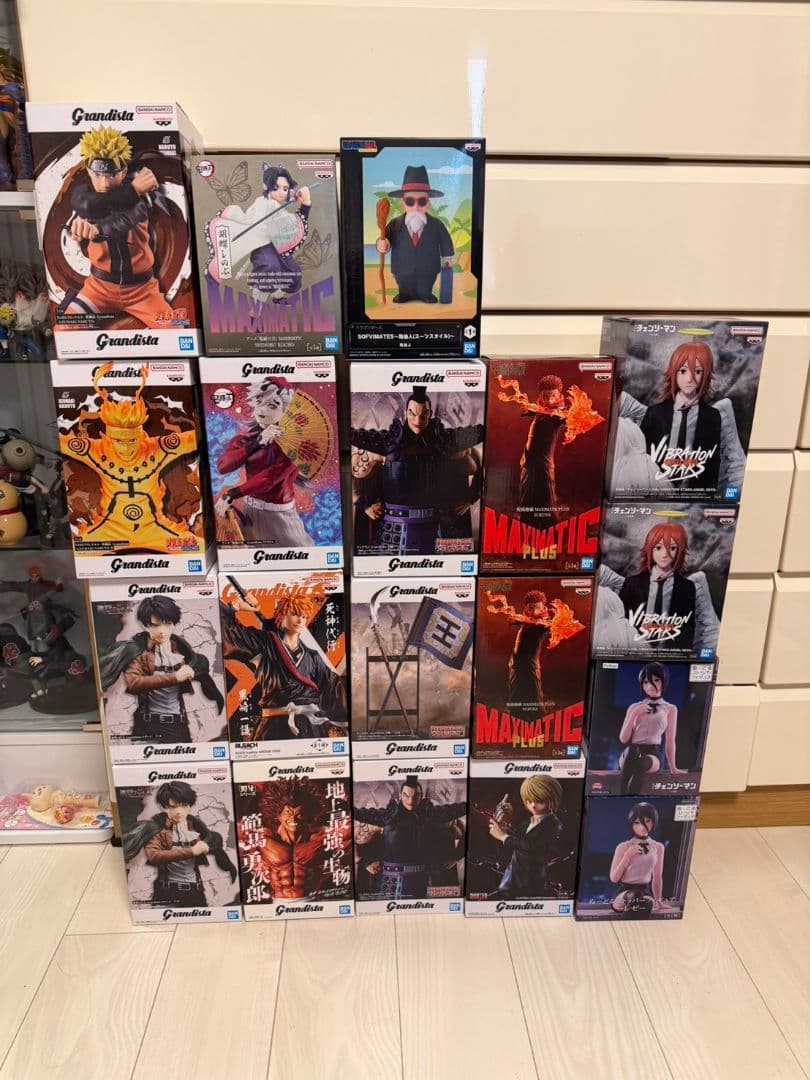 プライズフィギュアレア物セット　グランジスタ系&チェンソーマンレゼ計23体セット