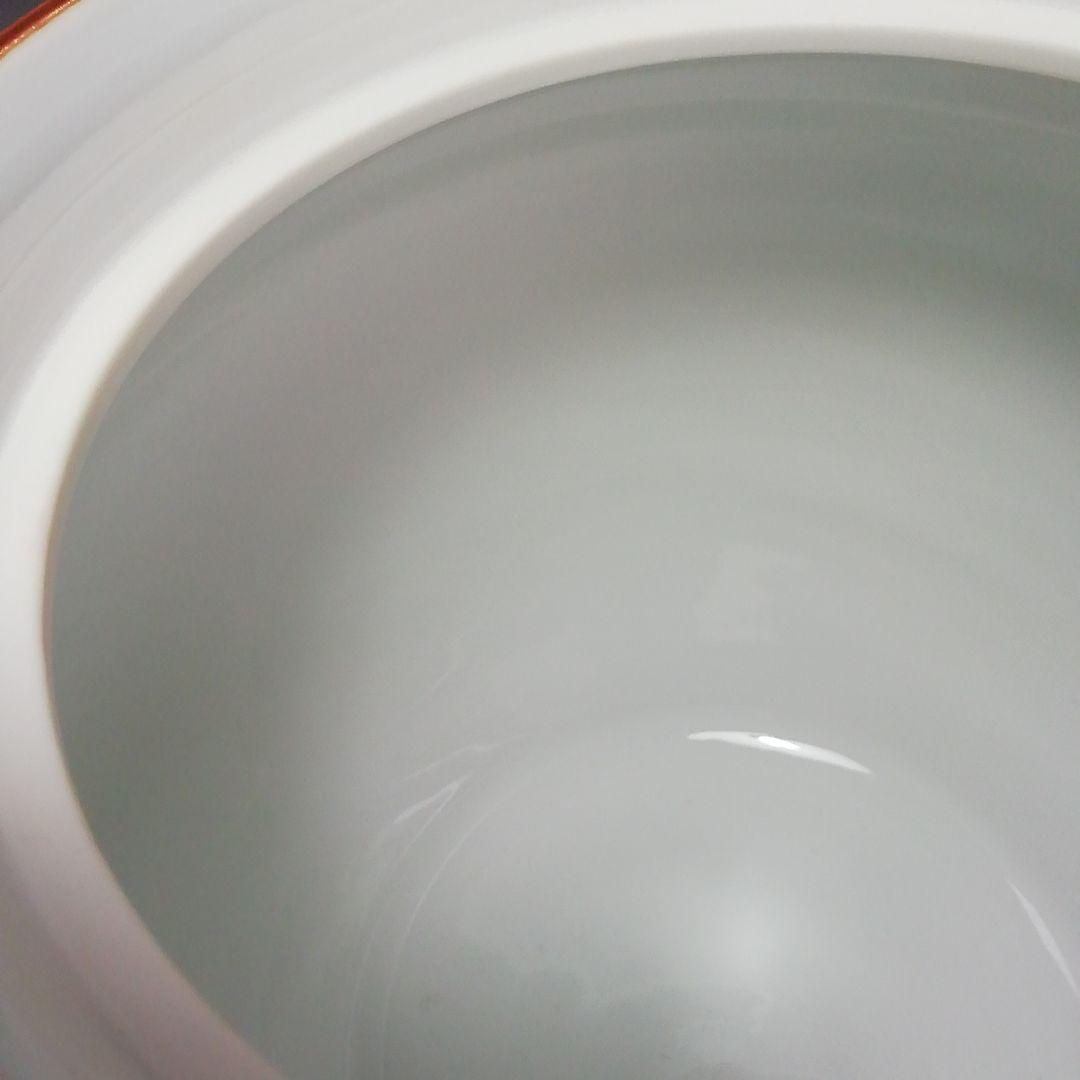 Ｓ５８３　水指　『丸紋帯　松竹梅』『加藤藤城作』　共箱　茶道具