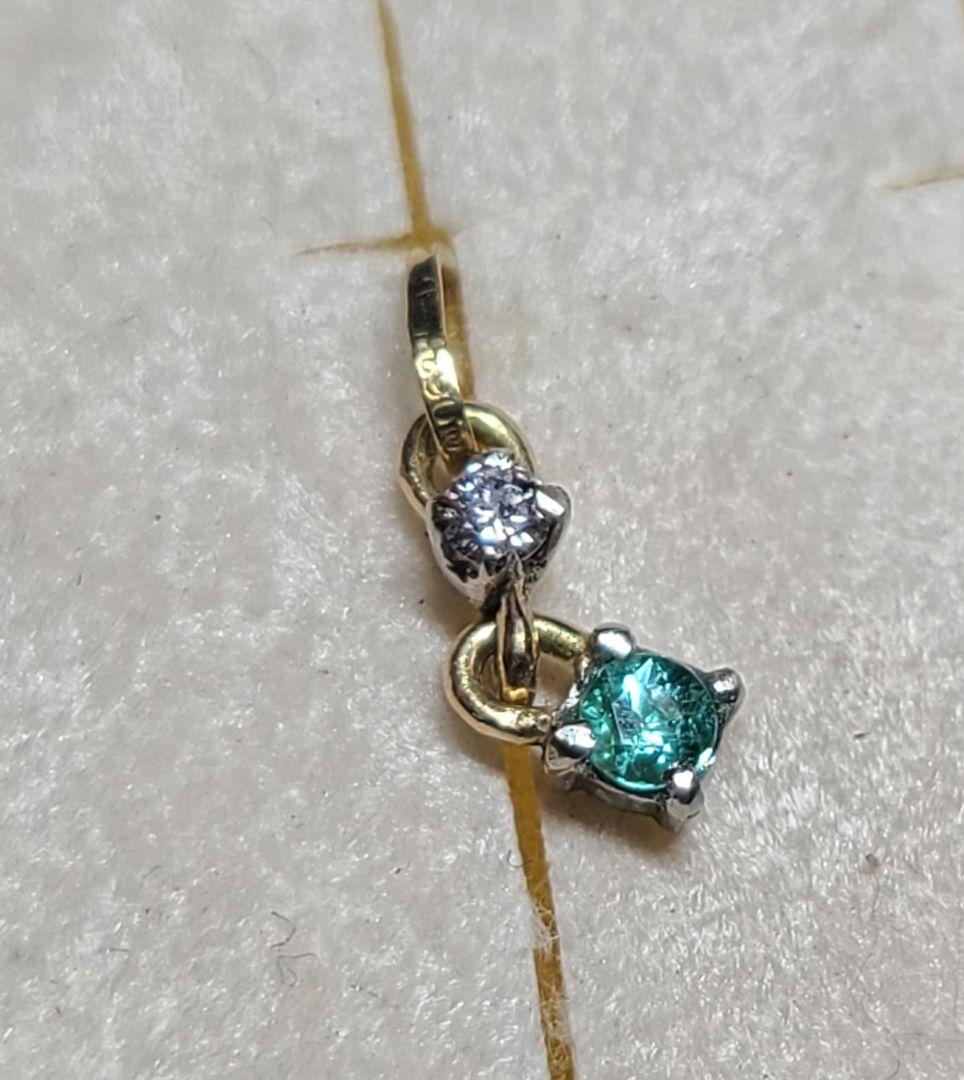 高品質★バターリャパライバトルマリン&ピンクダイヤモンドペンダントPt18金★