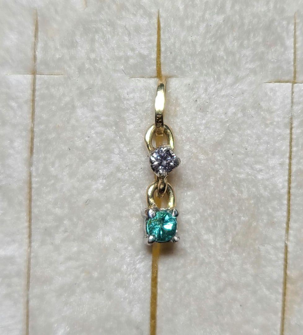 高品質★バターリャパライバトルマリン&ピンクダイヤモンドペンダントPt18金★