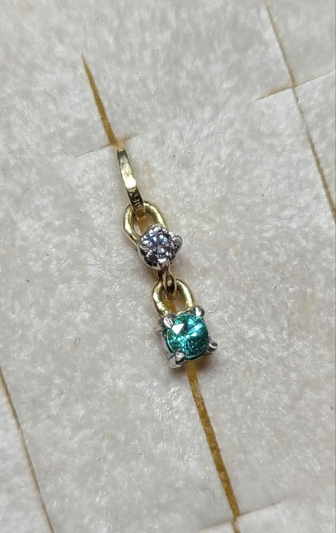 高品質★バターリャパライバトルマリン&ピンクダイヤモンドペンダントPt18金★