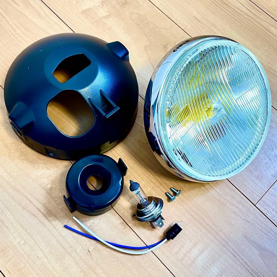 当時物 シビエ 凹み ヘッドライト CIBIE 極美品