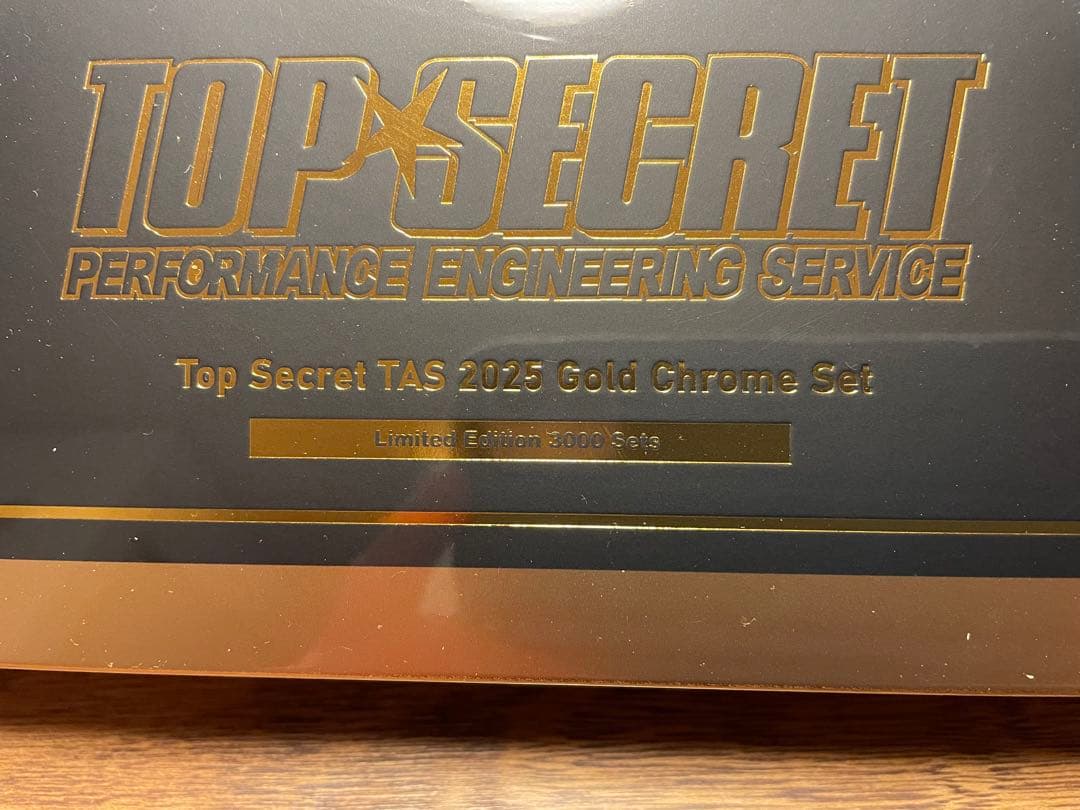 ミニGT TAS 2025 トップシークレット限定　ゴールドクローム3台セット