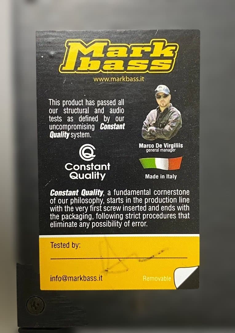 Markbass F1 ベースアンプ 500W