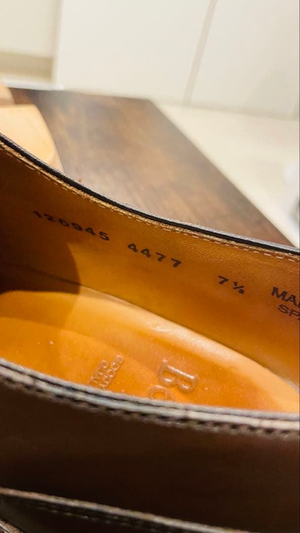 Berwick Uチップ ダークブラウン UK7.5 / 26.5cm