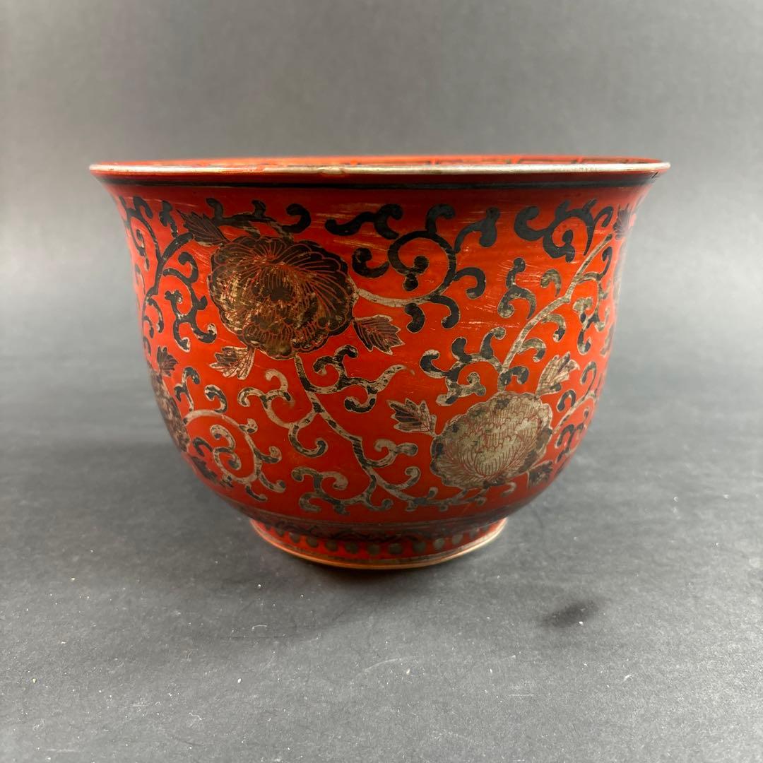 76 値下げ　九谷　赤絵　鉢　永楽　大日本永楽造　鉢　伊万里