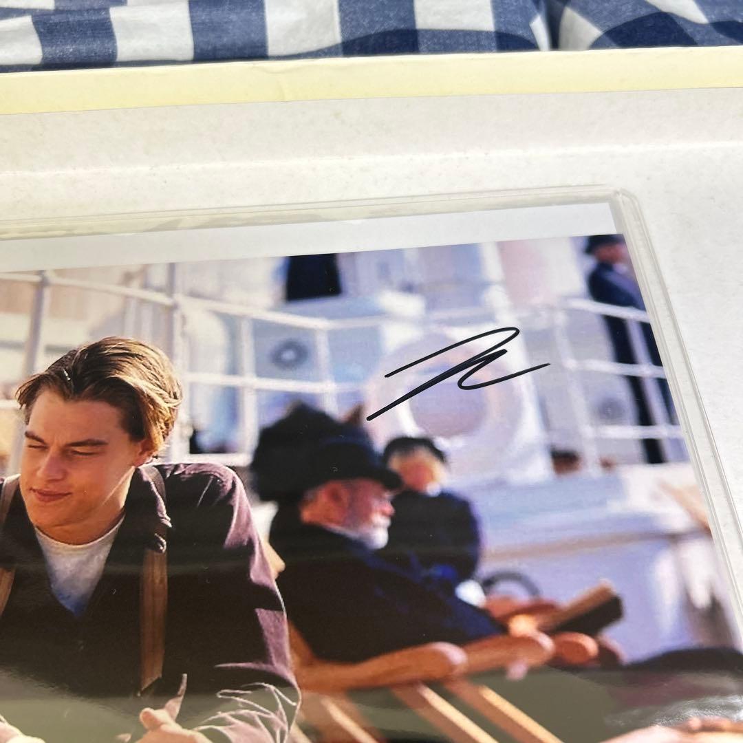 レオナルドディカプリオ&ケイトウィンスレット 直筆サイン入りフォト タイタニック