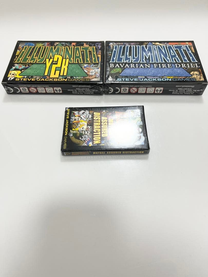 特別枠】イルミナティカード未開封BOX3箱《フリーメイソン》絶版廃盤伝説