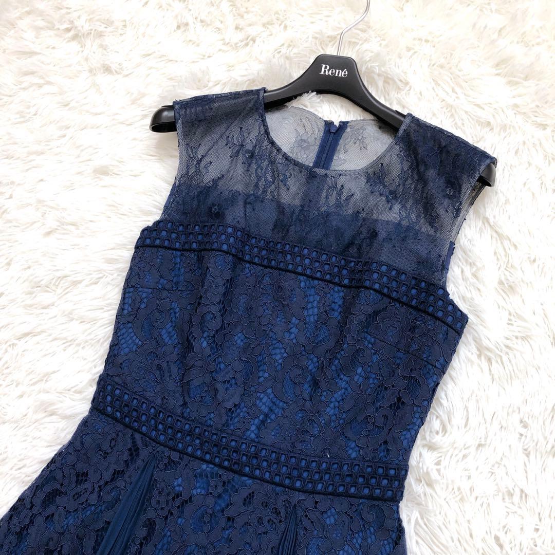 ✨定価5万円♡美品✨ダイアグラム　レースプリーツフレアワンピース　ドレス　ボレロ