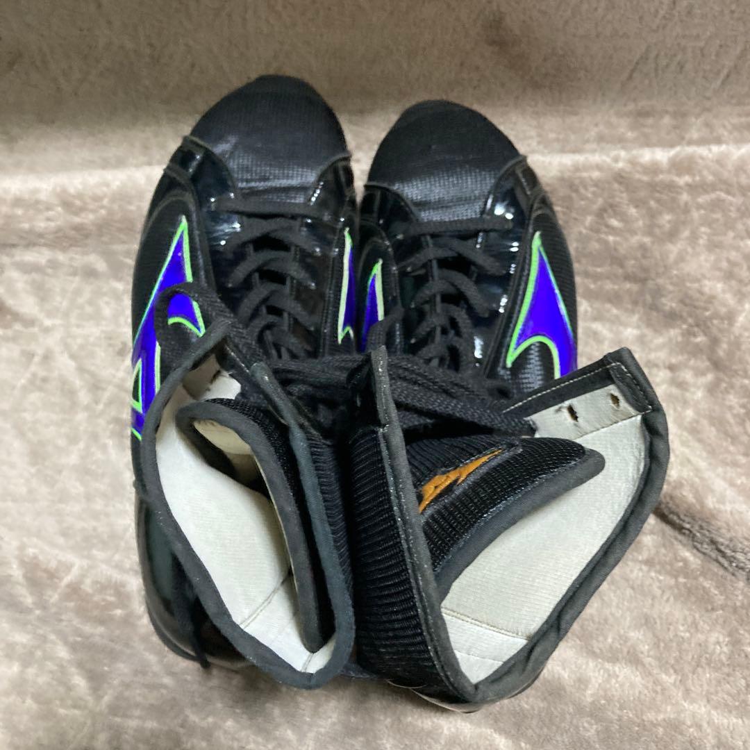 Mizuno ボクシングシューズ 黒/紫/緑